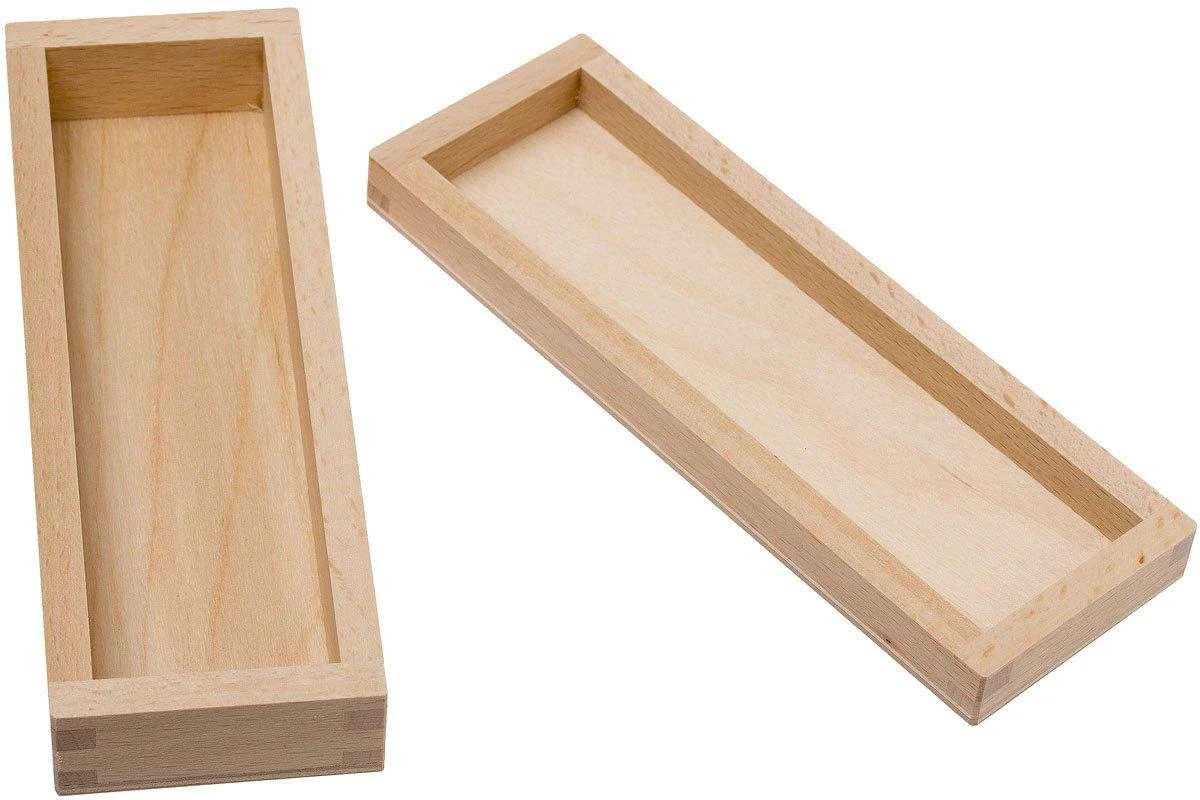 Ardennes Coticule Caja De Almacenamiento De Madera Para Piedra De Afilar 150x40mm - Imagen 2