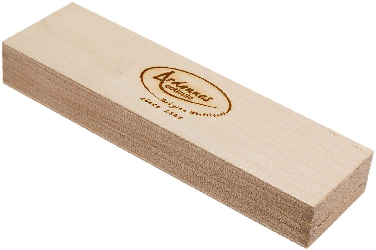 Ardennes Coticule Caja De Almacenamiento De Madera Para Piedra De Afilar 250x60mm