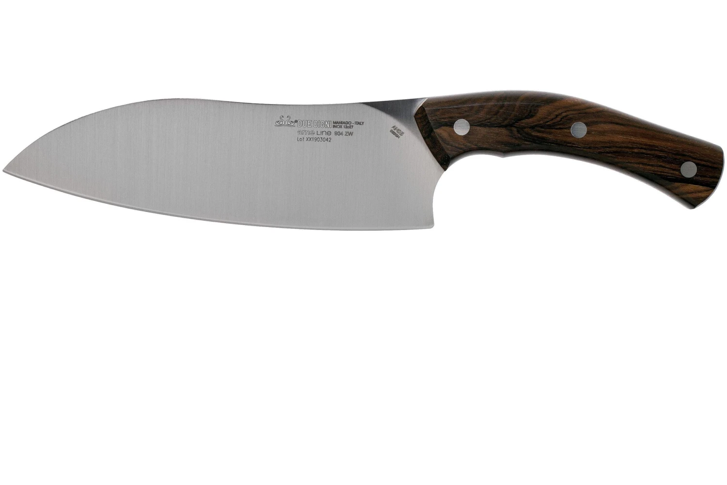 Due Cigni Arne Line Santoku 19 Cm, Ziricote