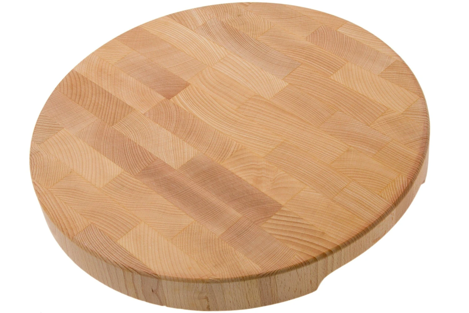 Il Cucinino Tabla De Cortar Redonda De Madera De Haya De Grano Fino, 35 Cm