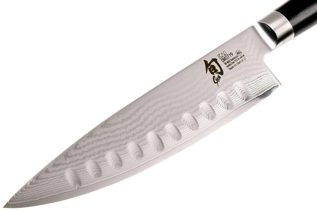 Kai Shun Cuchillo De Chef Alveolado 20 Cm - Imagen 3