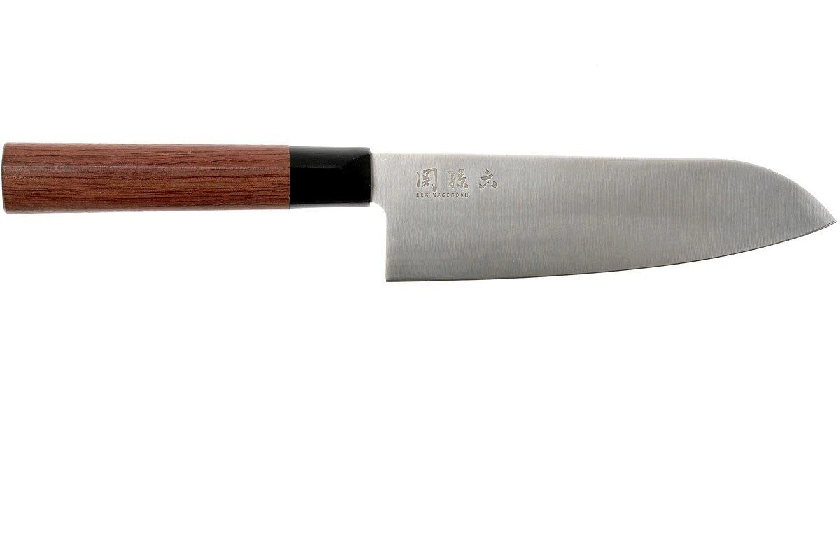 Kai Shun Seki Magoroku Redwood Cuchillo Santoku 0170S - Imagen 2