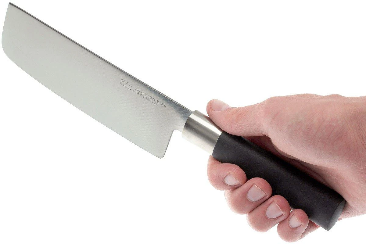 Kai Wasabi Black Nakiri 16.5cm 6716N - Imagen 7