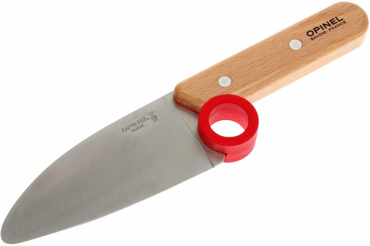 Opinel Cuchillo De Cocina Y Protector De Dedos 'Le Petit Chef'