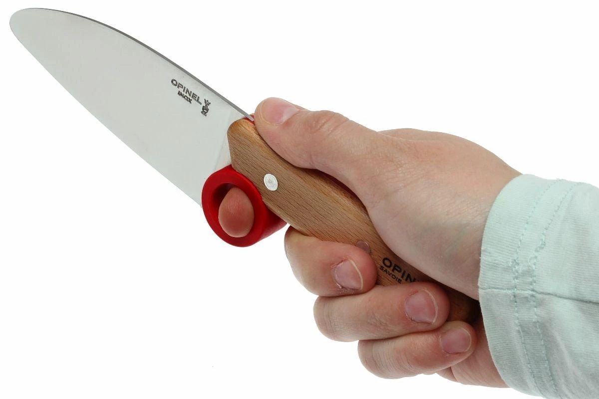 Opinel Cuchillo De Cocina Y Protector De Dedos 'Le Petit Chef' - Imagen 5