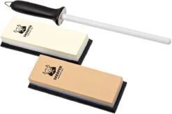 Skerper Basic Kit De Afilado 180/600/1000/3000 Con Chaira De Cerámica, SH004