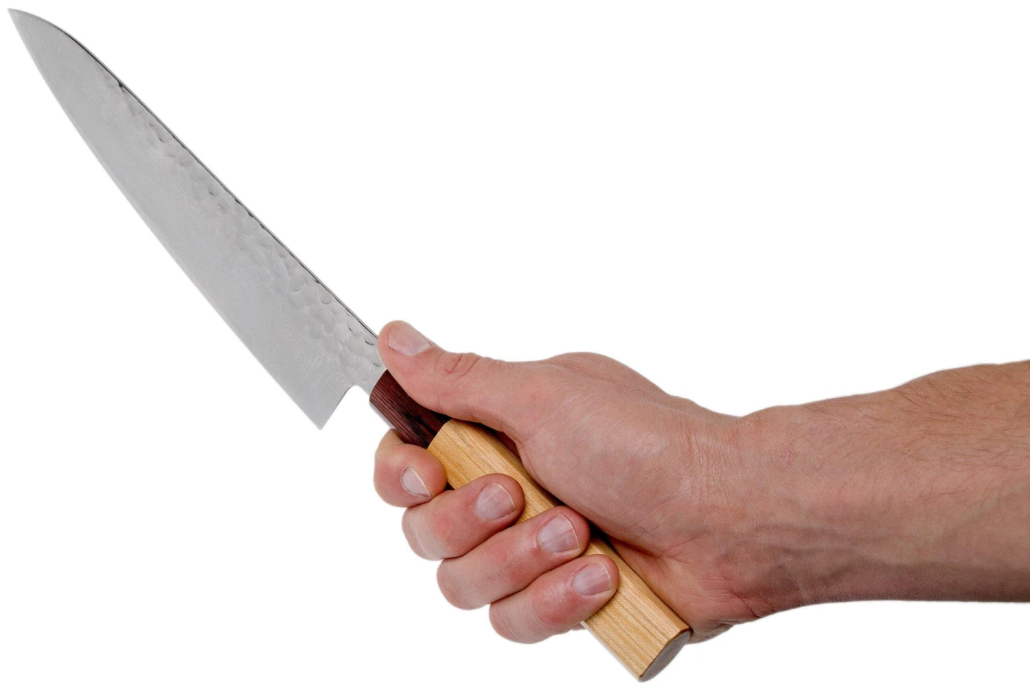 Sakai Takayuki Cuchillo De Chef 33-Capas Damascus Hammered WA 21 Cm - Imagen 6