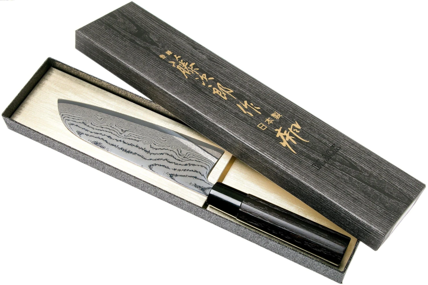 Tojiro Shippu Black Damascus Santoku 17 Cm, FD-1597 - Imagen 8