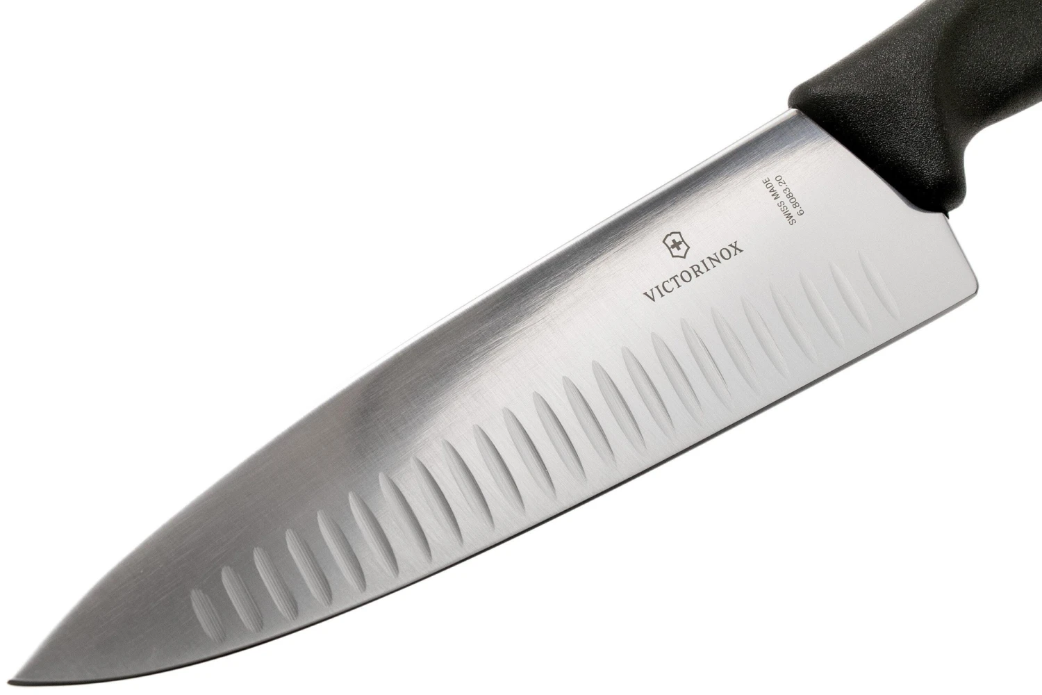 Victorinox SwissClassic 6.8083.20G Cuchillo De Chef Con Hoyuelos 20 Cm, Negro - Imagen 3