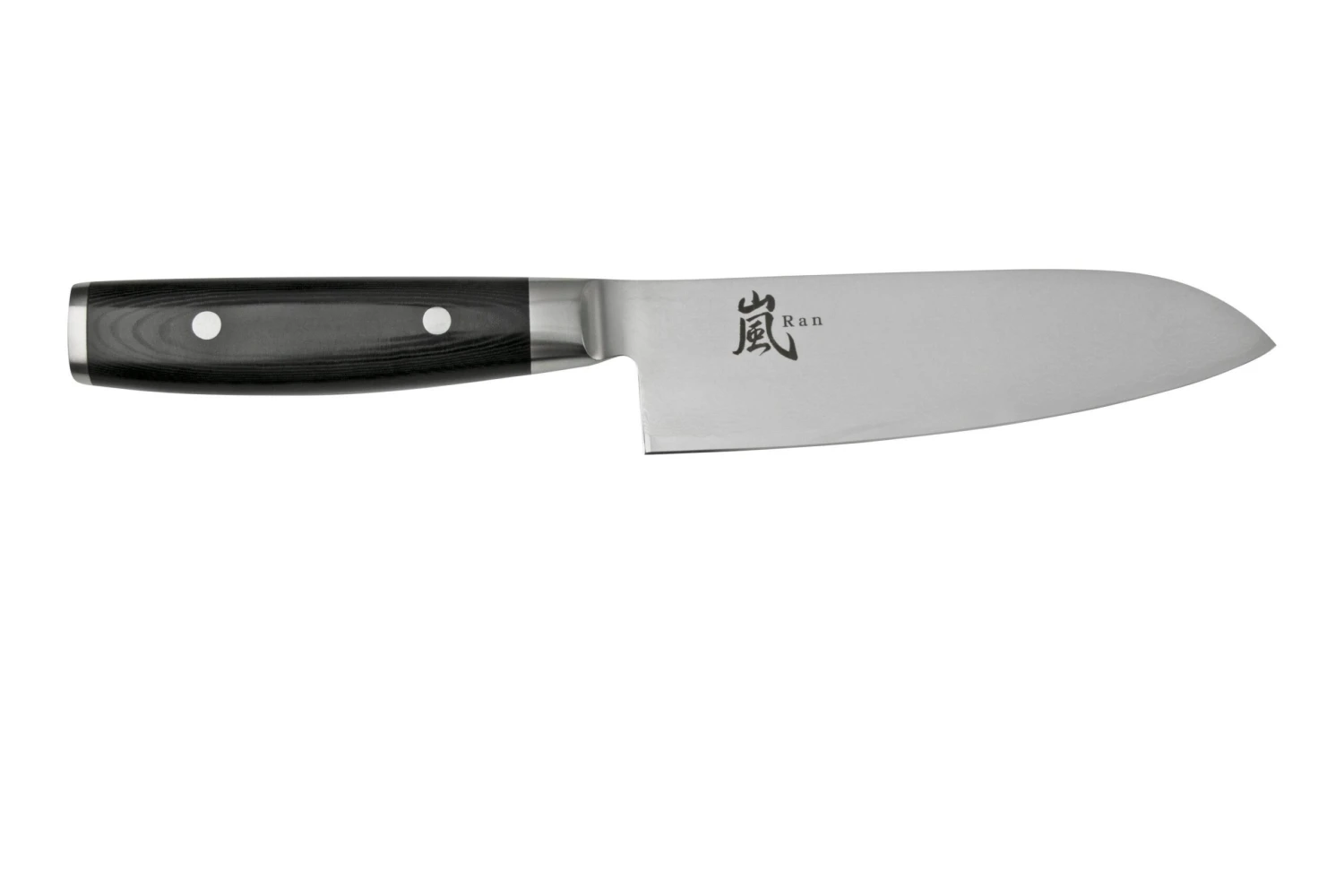 Yaxell Ran 36056, Juego De Cuchillos De 3 Piezas Santoku 16,5 Cm, Cuchillo Multiusos 12 Cm Y Afilador De Cuchillos - Imagen 7