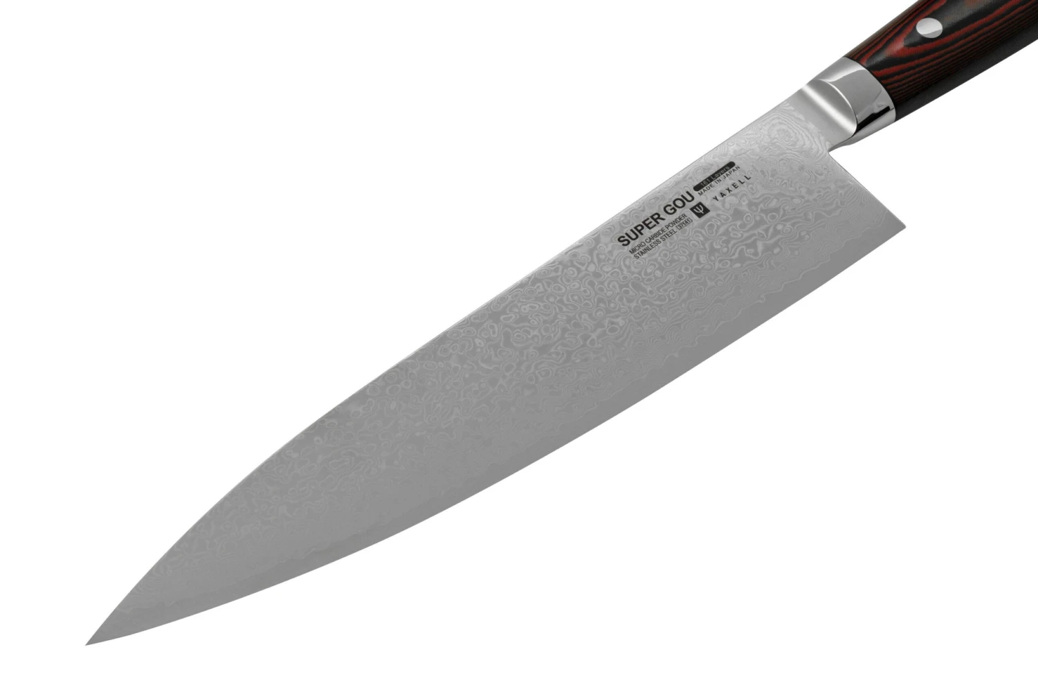 Yaxell Super Gou 37141, Cuchillo De Chef De Acero Damasco De 161 Capas, 24 Cm - Imagen 3